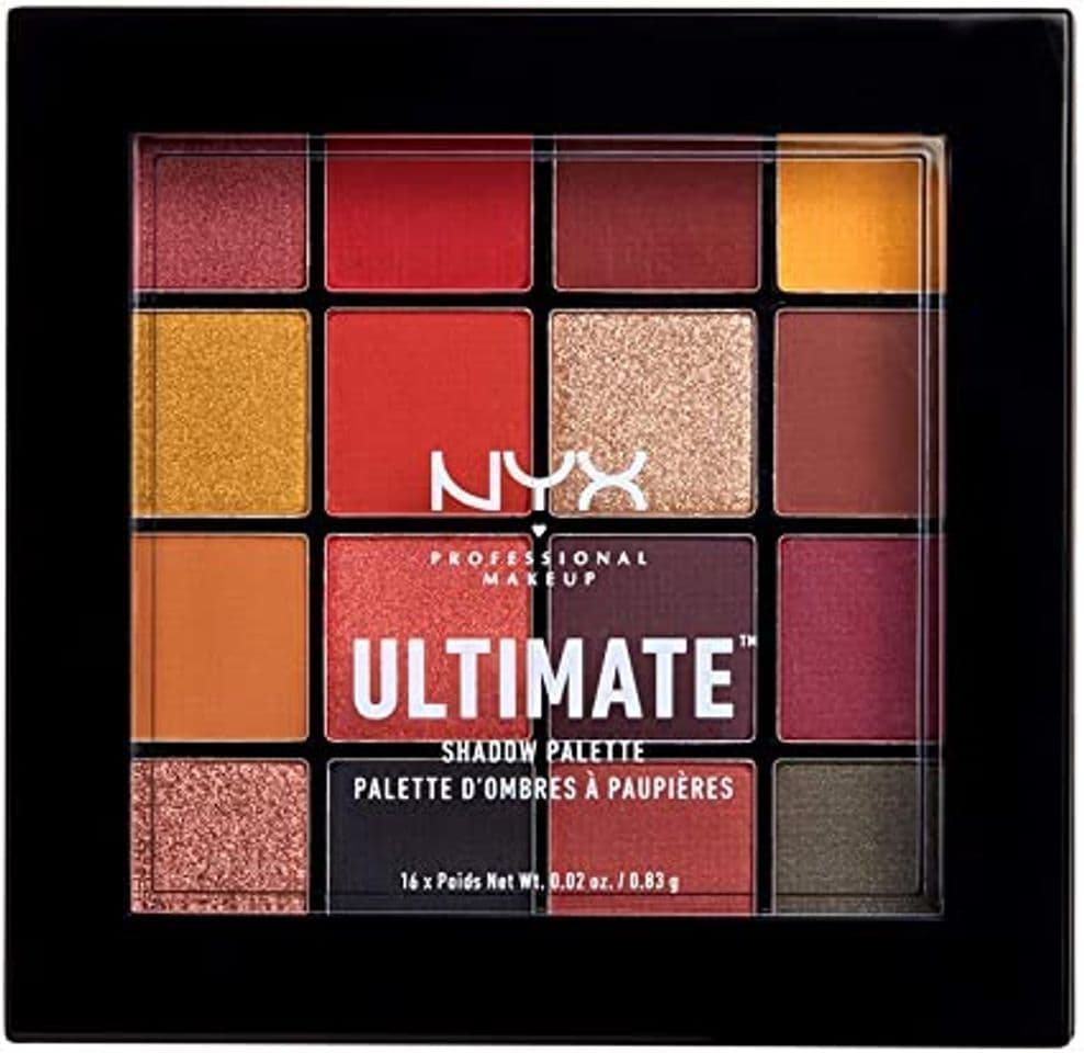 Product NYX Professional Makeup Paleta de sombra de ojos Ultimate Shadow Palette, Pigmentos