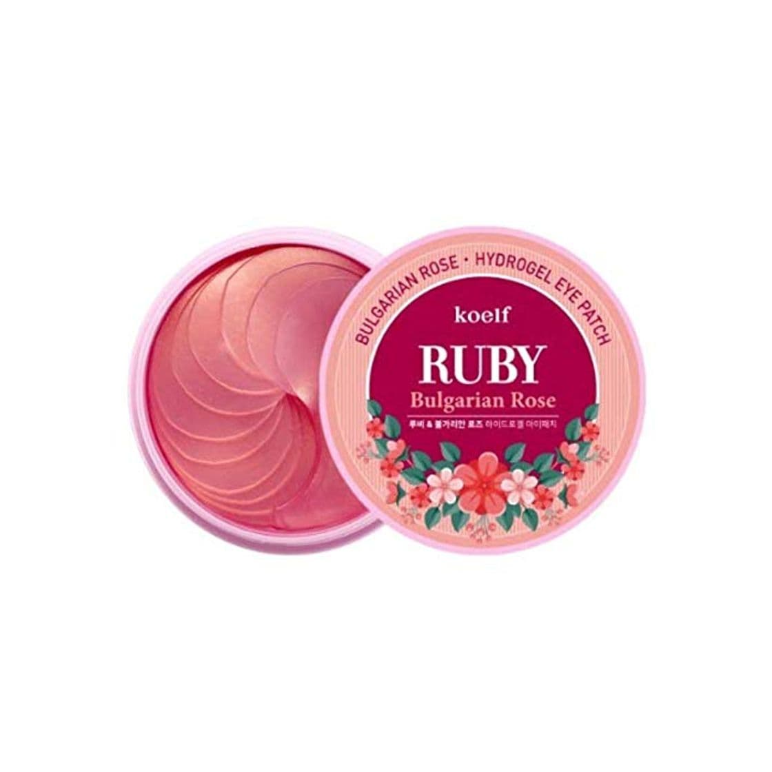 Belleza Koelf Ruby Bulgarian Rose Hydro Gel Eye Patch 60pcs/30pairs