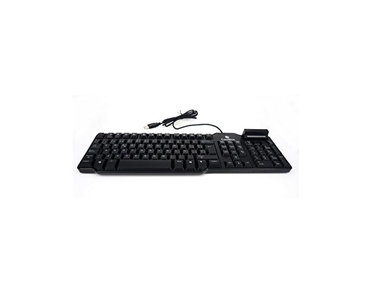 Product CoolBox COO-TEC02DNI - Teclado USB para ordenador