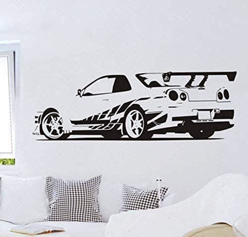 Product Adhesivo De Pared Para Habitaciones De Niños Gtr Skyline Sports Racing Car Vinyl Removable Decals Home Decor130X44Cm