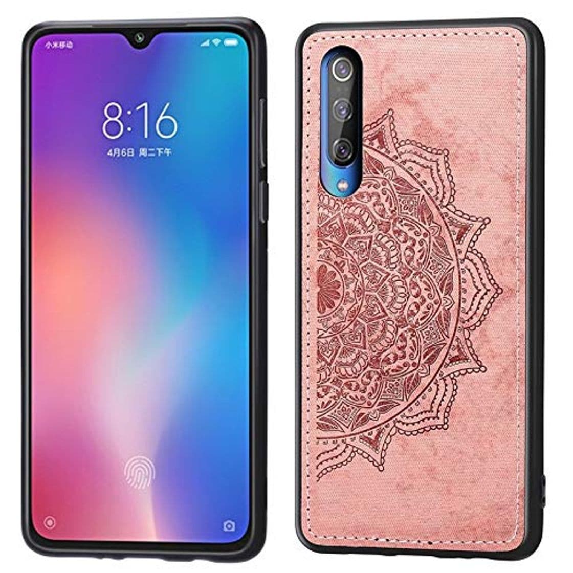 Product XUSUYUNCHUANG-PHONE CASE Caso Compatible con Xiaomi MI 9 9, Patrón Canvans Mandala