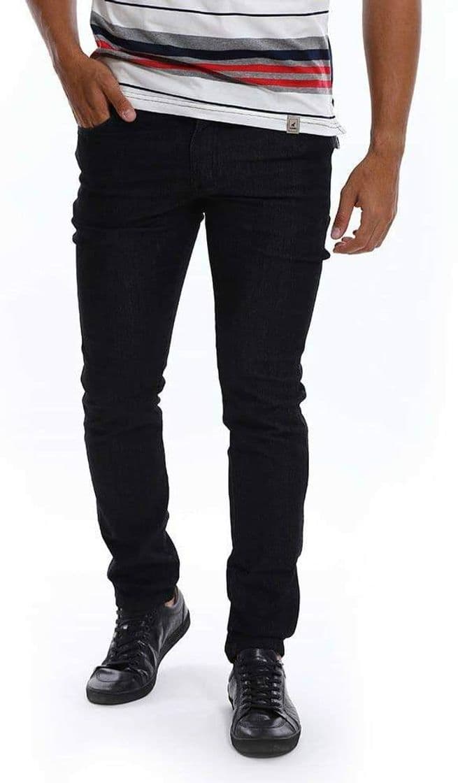 Producto Calça Jeans Masculina Preta Slim com Lycra Bamborra