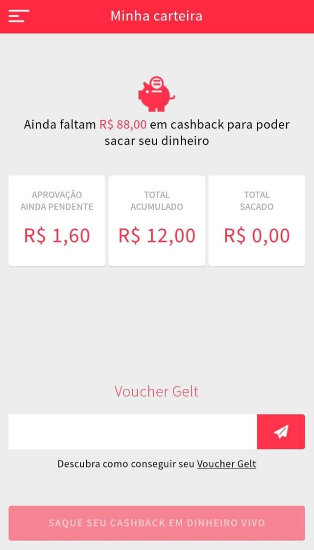 App Aplicativo Get para fazer cashback