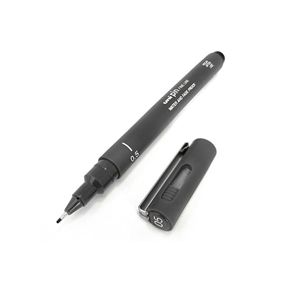 Product Stylo à dessin Uni Pin pointe fine - Gris foncé - 0