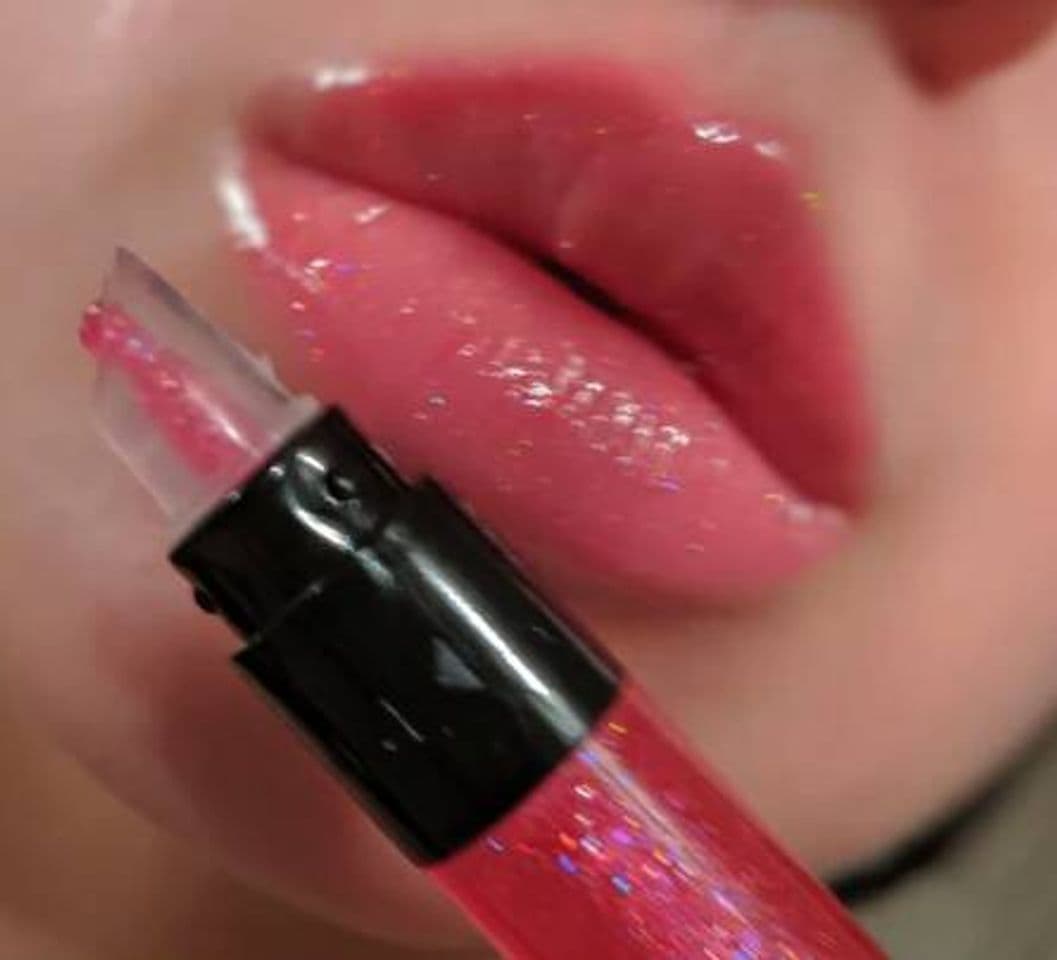 Fashion Cupid Pink Holographic Lip Gloss