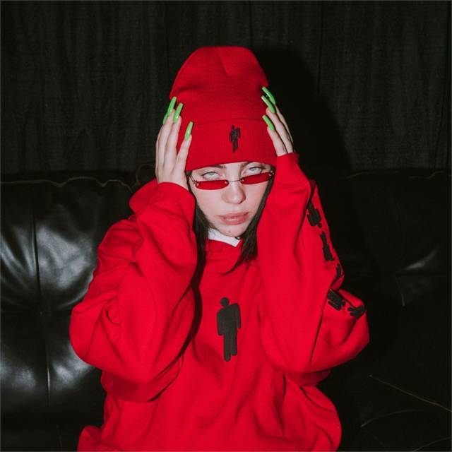 Fashion ♡sudadera con capucha color rojo// Billie eilish ♡