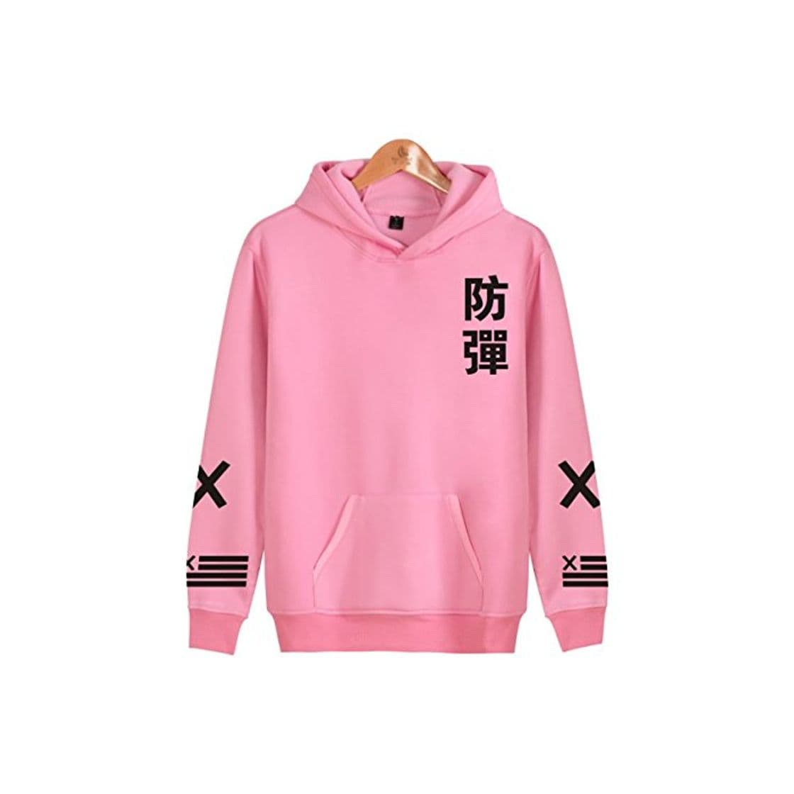 Product SIMYJOY Pareja Korea Pop Sudaderas con Capucha KPOP Korea Pop Pullover Hip Hop Sudadera para Hombres Mujeres Adolescentes Rojo 4XL