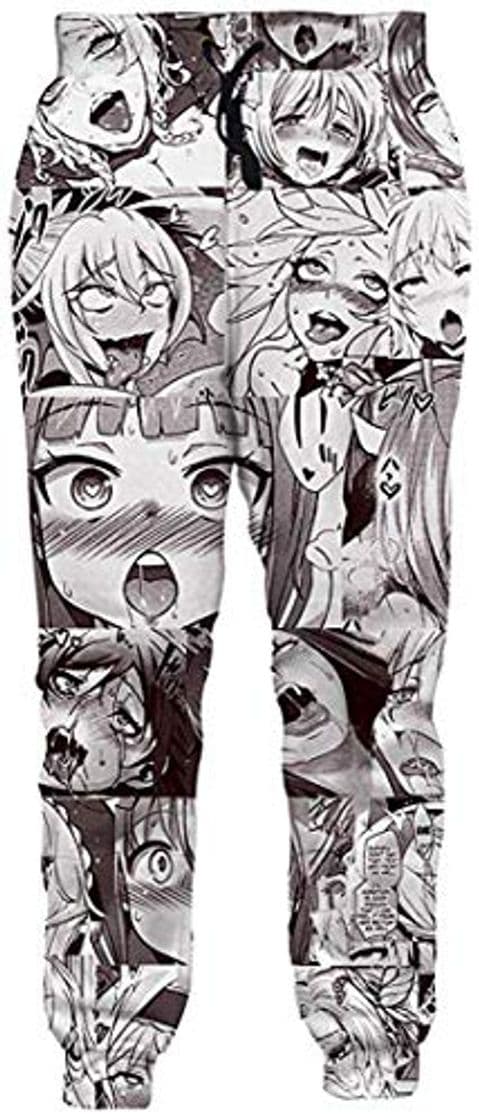 Product Chaos World Sudadera AHEGAO 3D impresión Hombre de Manga Larga con Capucha