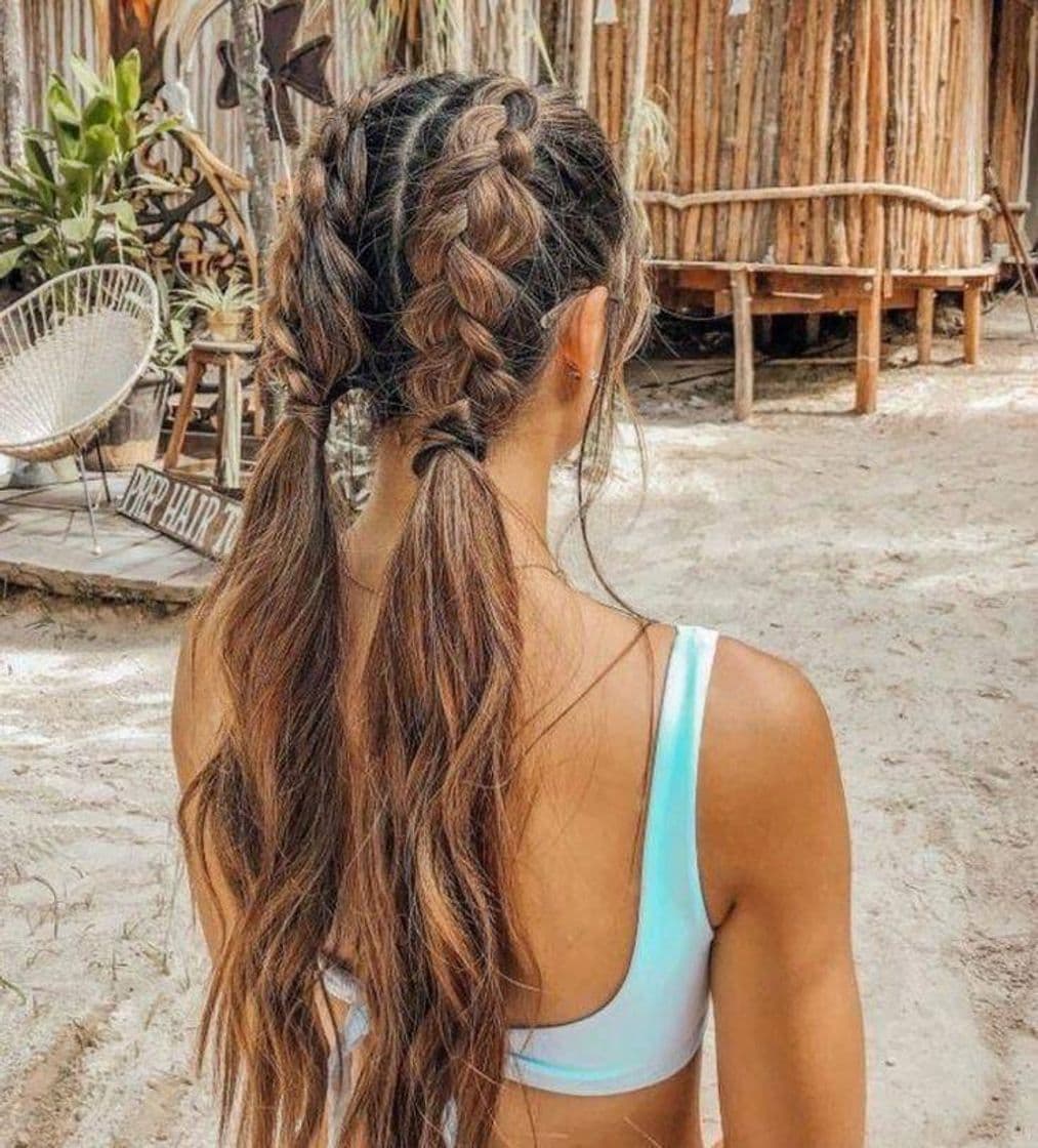 Fashion Penteado para cabelo longo