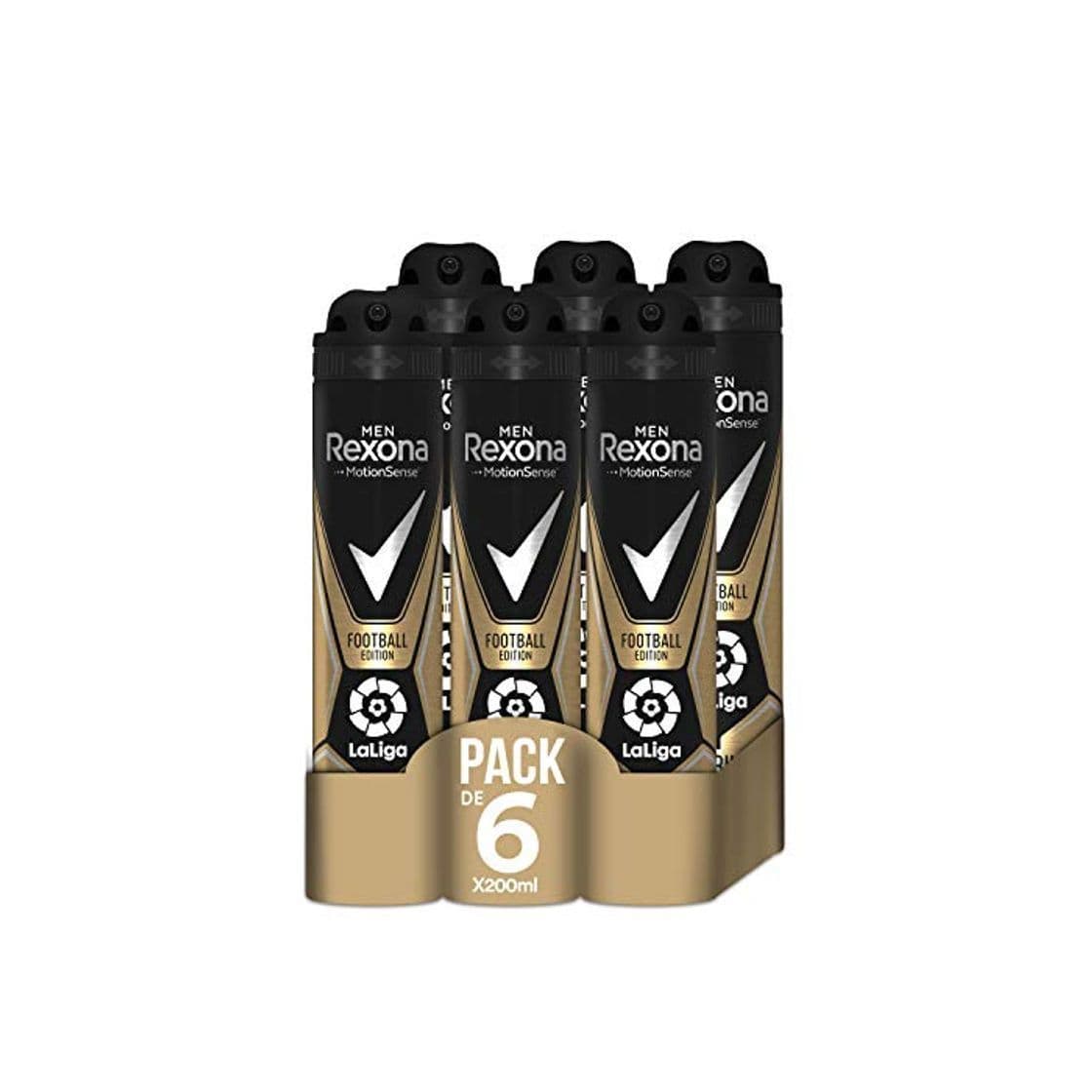 Beauty Rexona Desodorante Antitranspirante Football Edition Laliga 200ml - Pack de 6