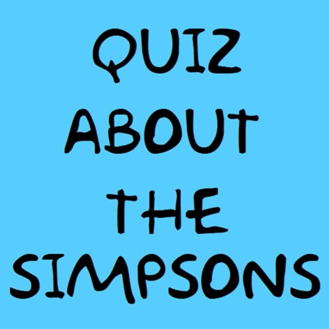 App Quiz About Simpsons