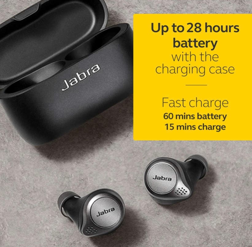 Product Jabra Elite 75t Earbuds – True Wireless Earbuds with Chargin