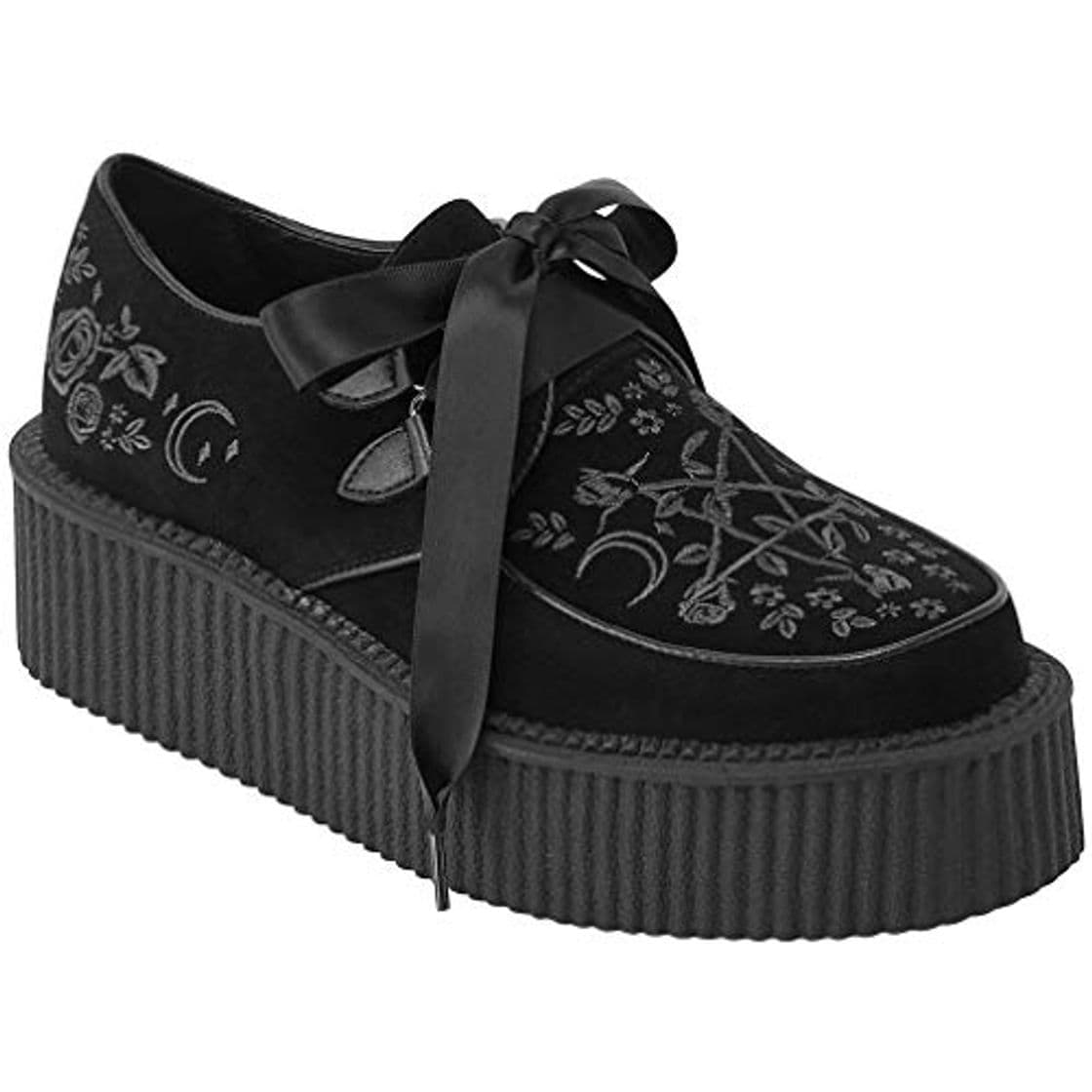 Product Killstar - Zapatillas de Sintético para Mujer Negro Negro One Size