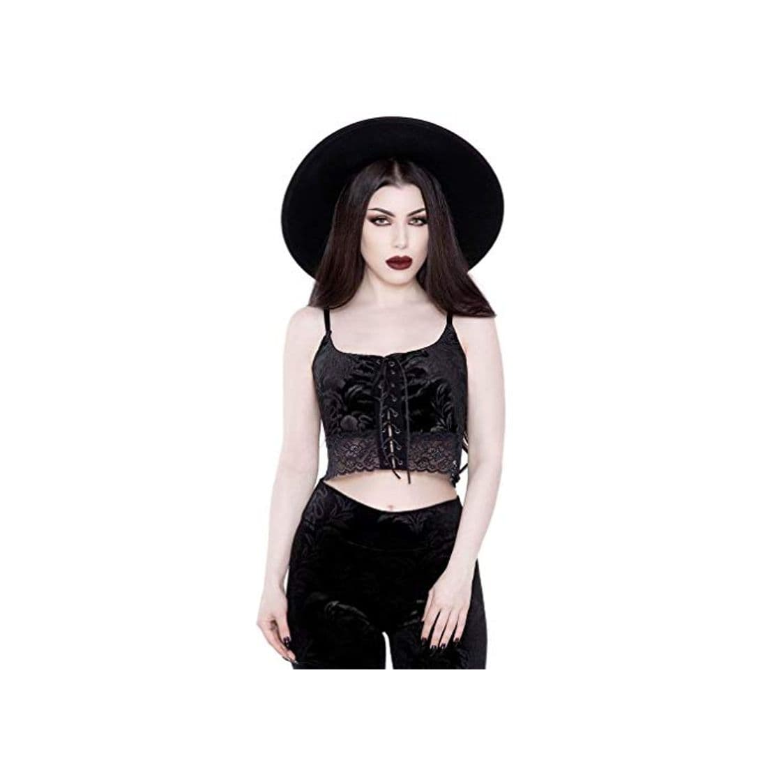 Product Killstar Crop Top Dark Dahlia