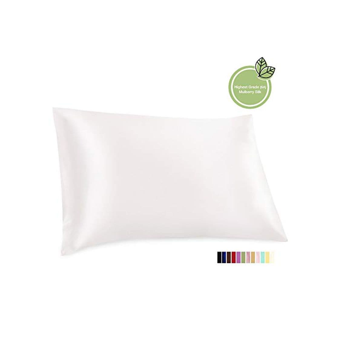 Product ElleSilk Funda de Almohada de 100% Seda