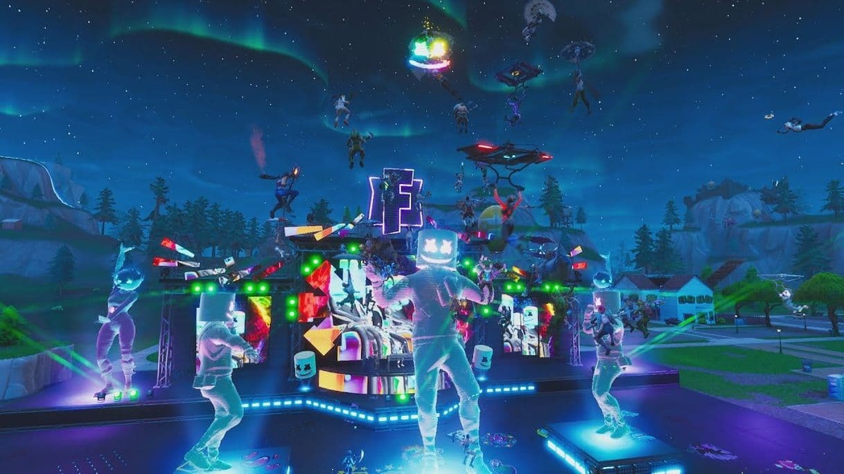 Fashion Marshmello Holds First Ever Fortnite Concert Live at Pleasant Park ...