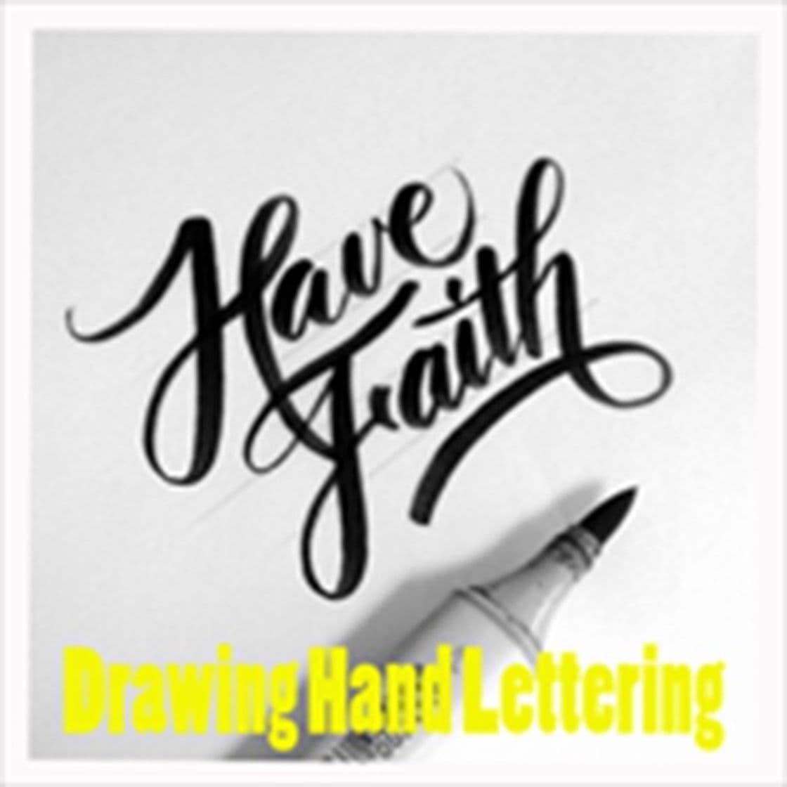 App Hand Lettering Drawing