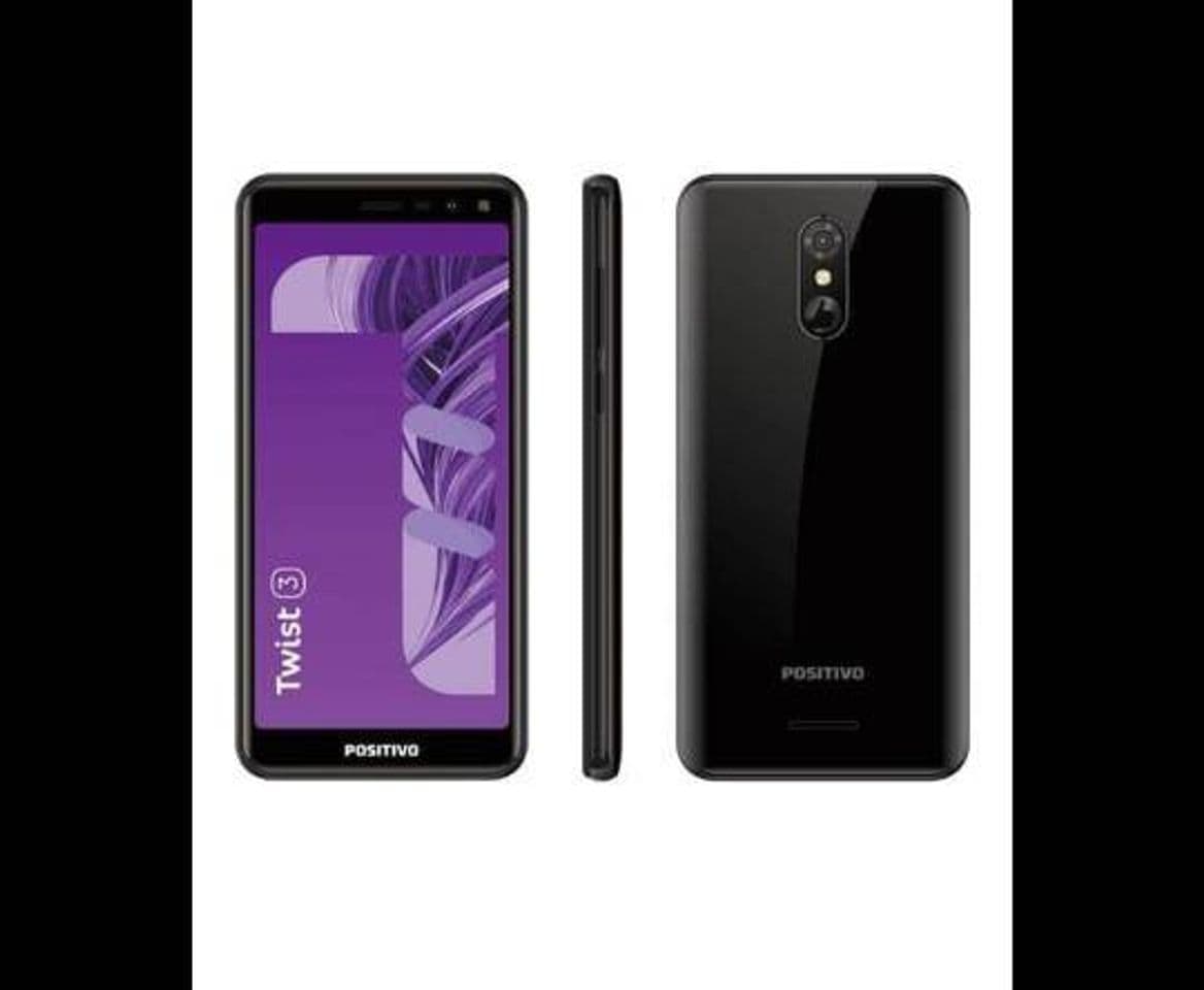 Moda Smartphone Positivo Twist 3 S513 32GB Preto 3G - 1GB RAM Tel