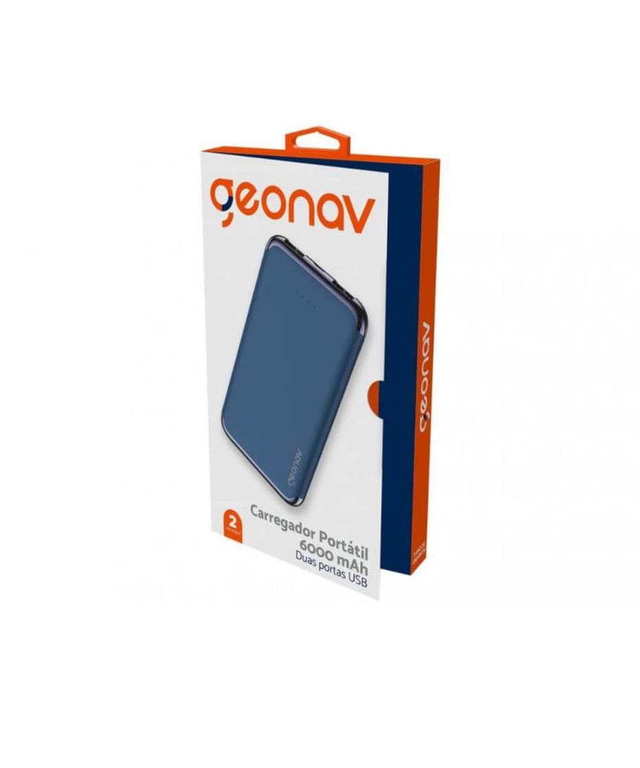 Moda Carregador Portátil Geonav 6000mAh - PB6KMB
