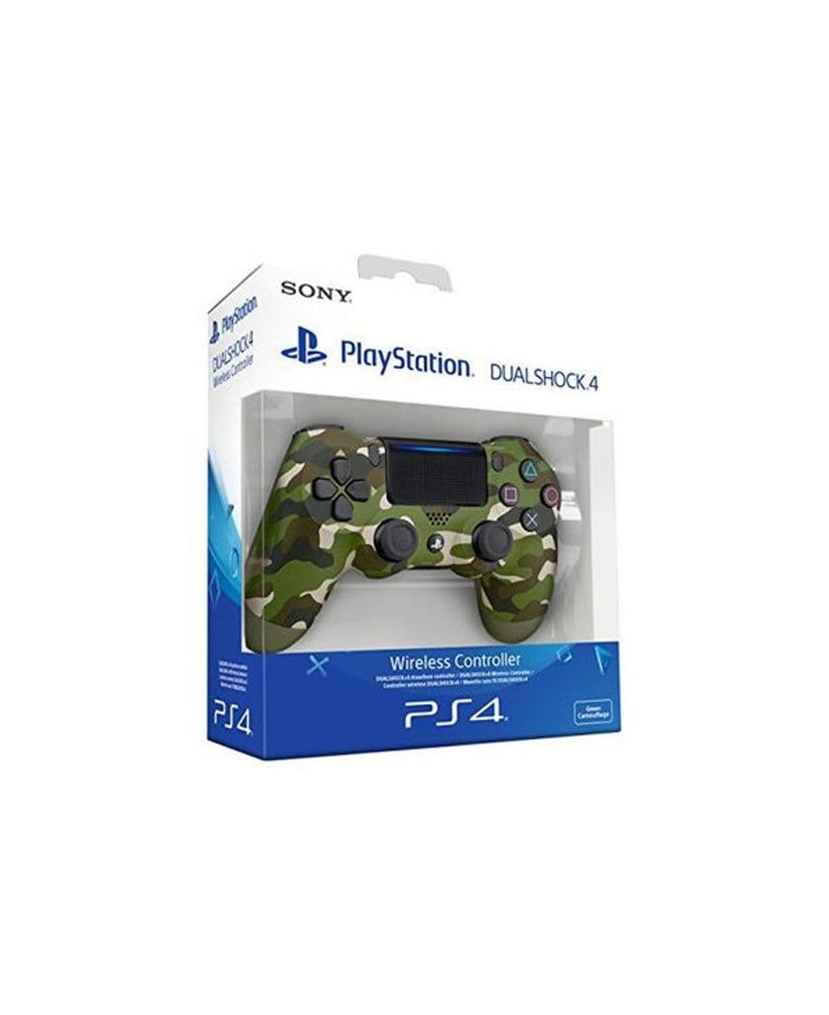 Electrónica Sony - Dualshock 4 V2 Mando Inalámbrico, Color Verde Camuflaje