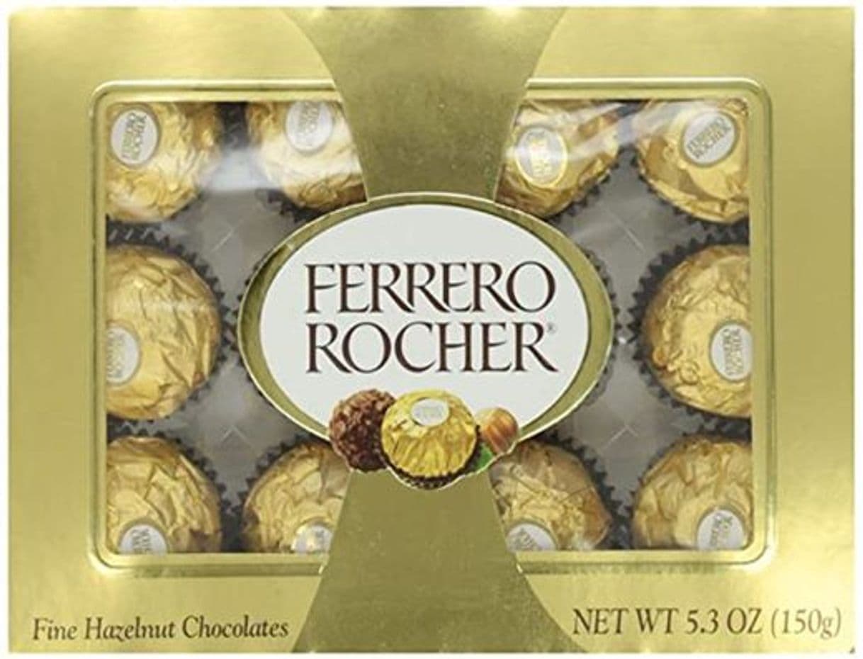 Product Ferro Rocher Ferrero Rocher Fine Avellana Chocolates 12 Individualmente Envuelto paquetes 16