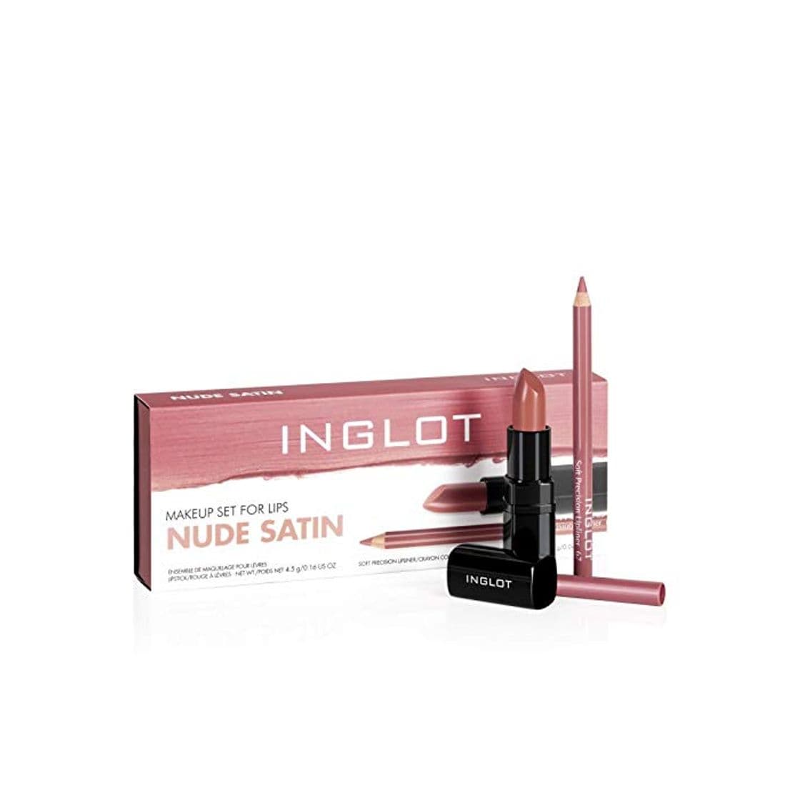 Product Inglot - Set Maquillaje KIT NUDE PINTALABIOS - LABIAL LIP SATIN 309