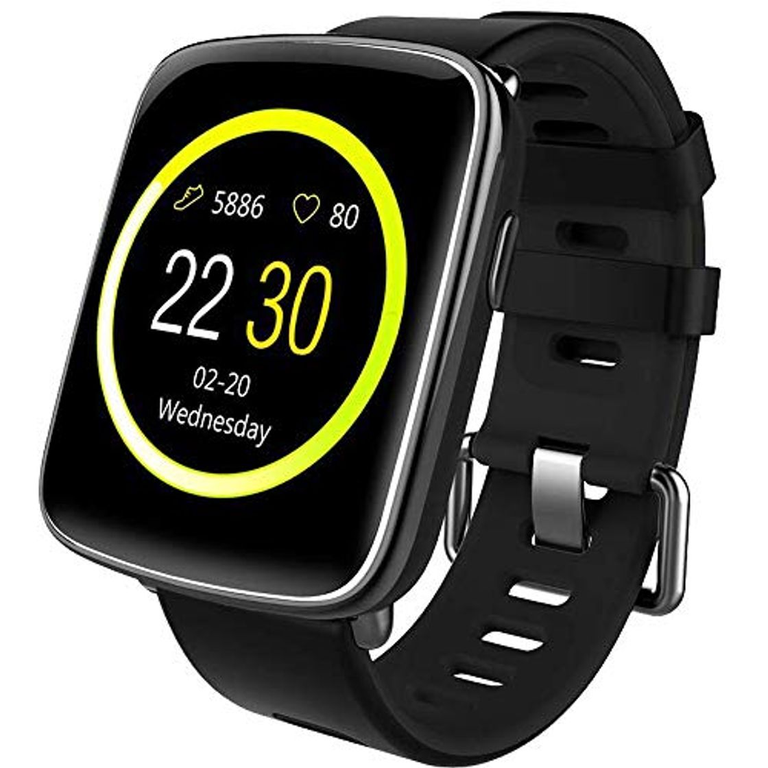 Product Willful Smartwatch con Pulsómetro,Impermeable IP68 Reloj Inteligente con Cronómetro, Monitor de sueño,Podómetro,Calendario,Control