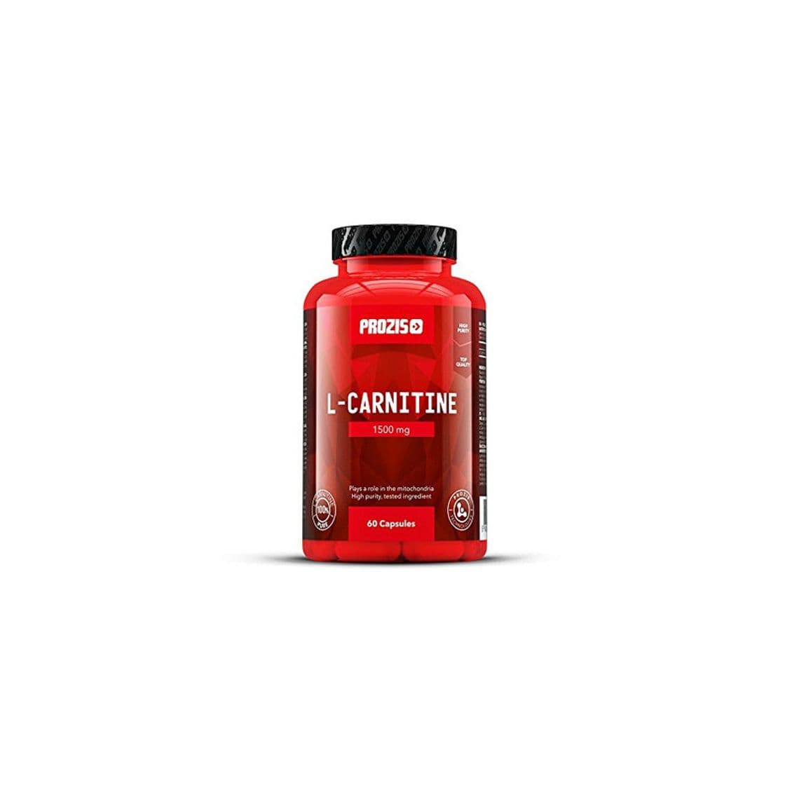 Beauty Prozis L-Carnitina - 60 Cápsulas de aminoácidos, 1500 mg