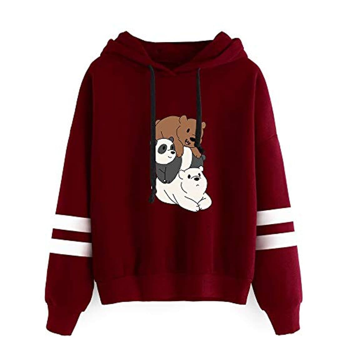 Product Ukaopjge We Bare Bears Sudaderas con Capucha Sudadera con Capucha Impresa Sudadera