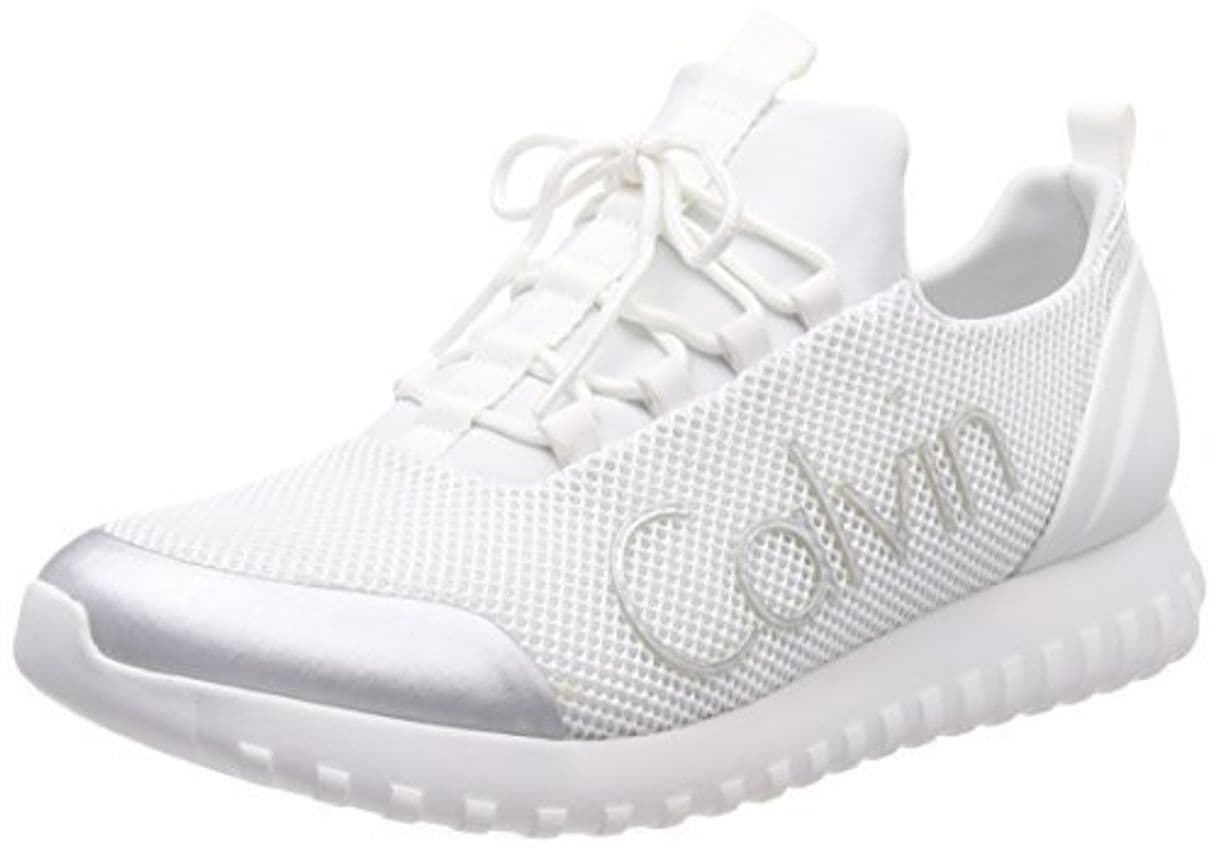 Lugar Calvin Klein Jeans Ron Mesh/Brushed Metal, Zapatillas para Hombre, Plateado