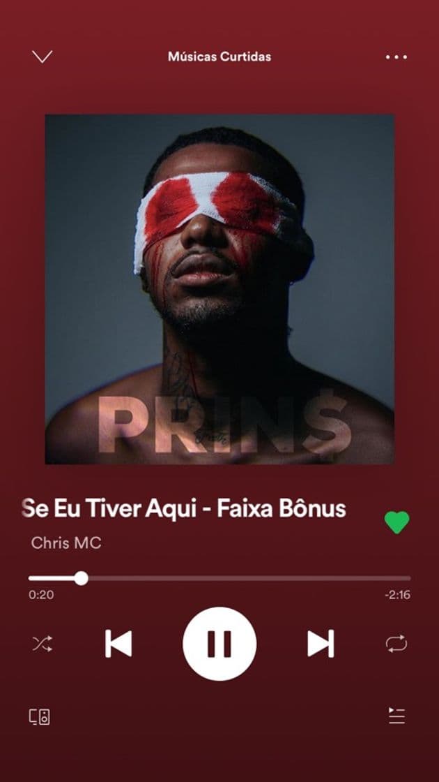 Canción Se eu tiver aqui - Chris MC