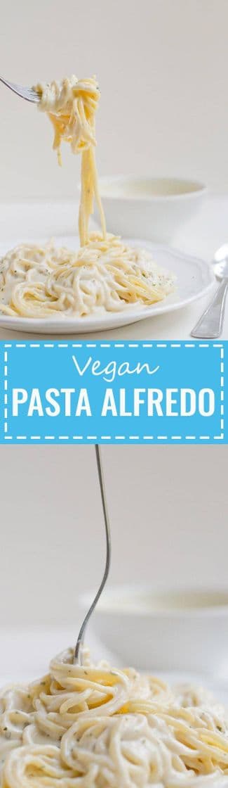 Fashion Vegan pasta alfredo