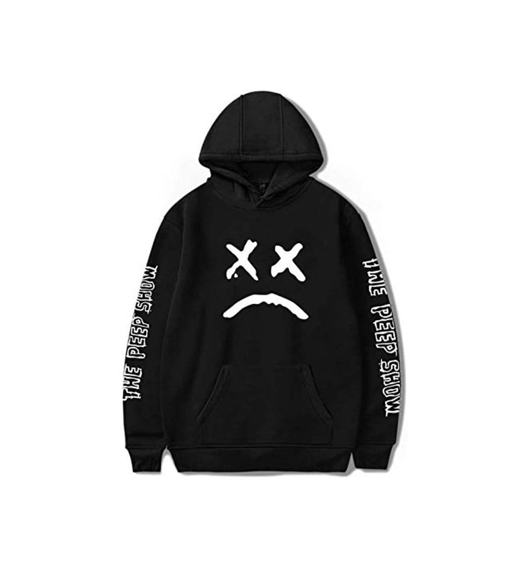 Producto Minetom ShallGood Unisex Sudadera Con Capucha 2018 Lil Peep Rapper Harajuku Hip Hop Spring Sudadera Con Capucha Hombres Mujeres Estampado Ropa EMO Rap Cool Street Hoodie Sweatshirt Negro Medium