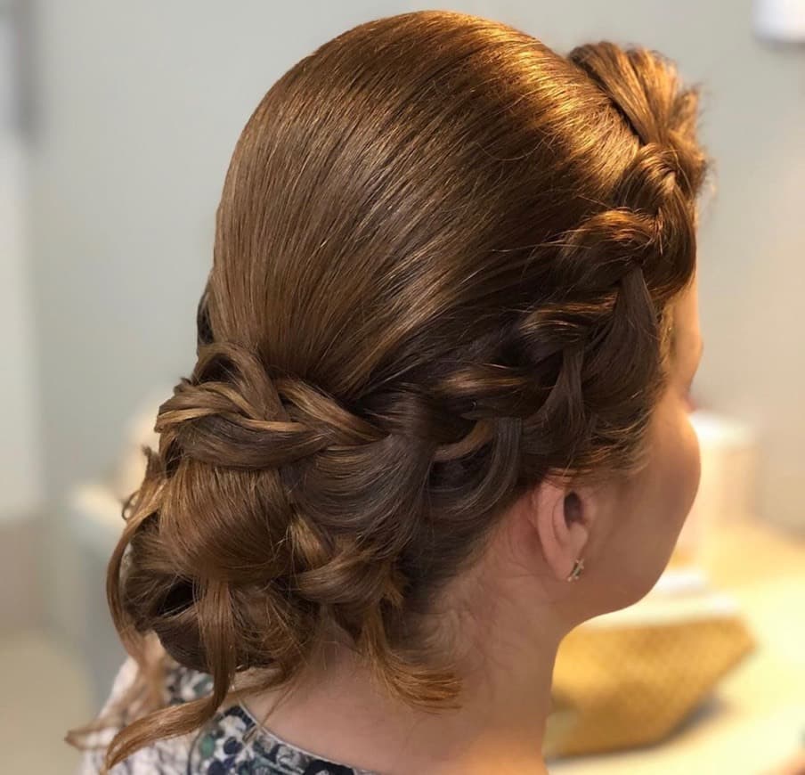 Fashion Penteado com tranças 