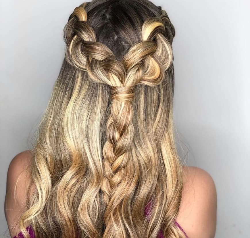 Fashion Penteado com trança