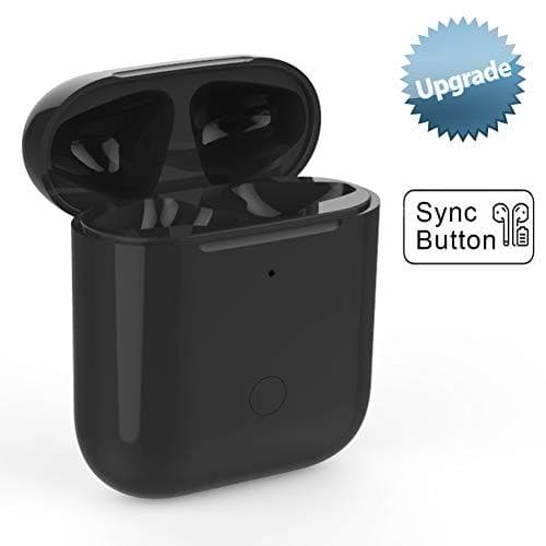 Product Estuche de Carga Inalámbrica con Botón de Sincronización Compatible con AirPods 1