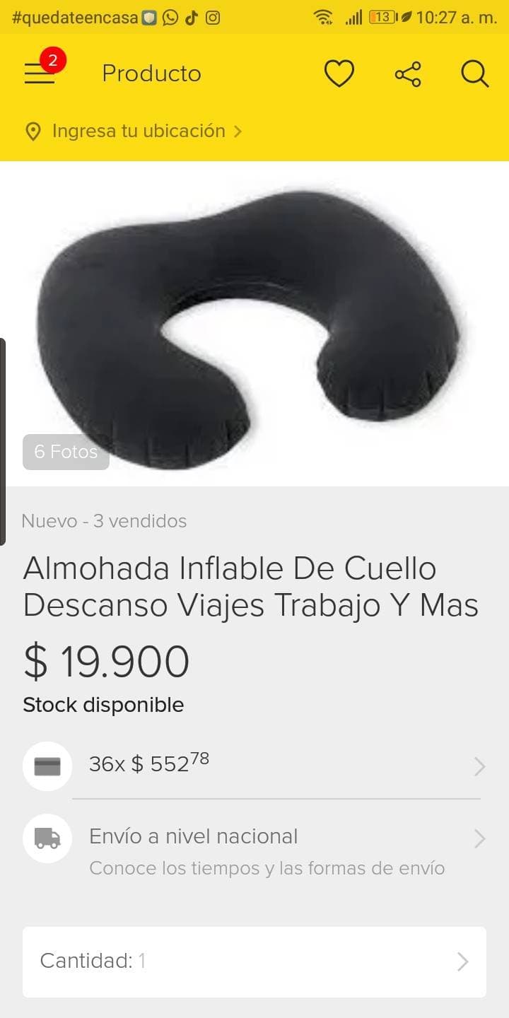 Producto Almuada para viaje