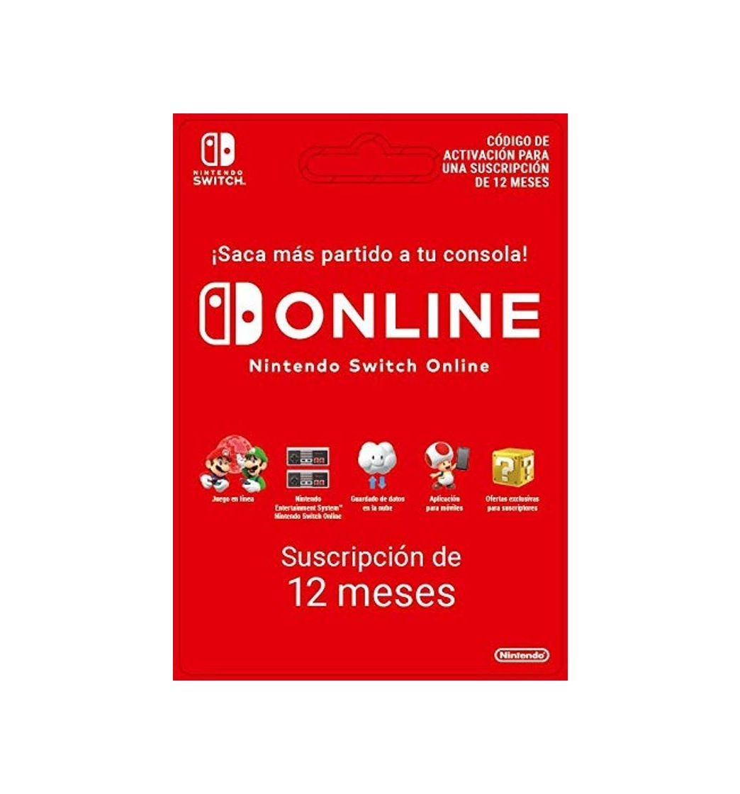 Producto Nintendo Switch Online - 12 Meses