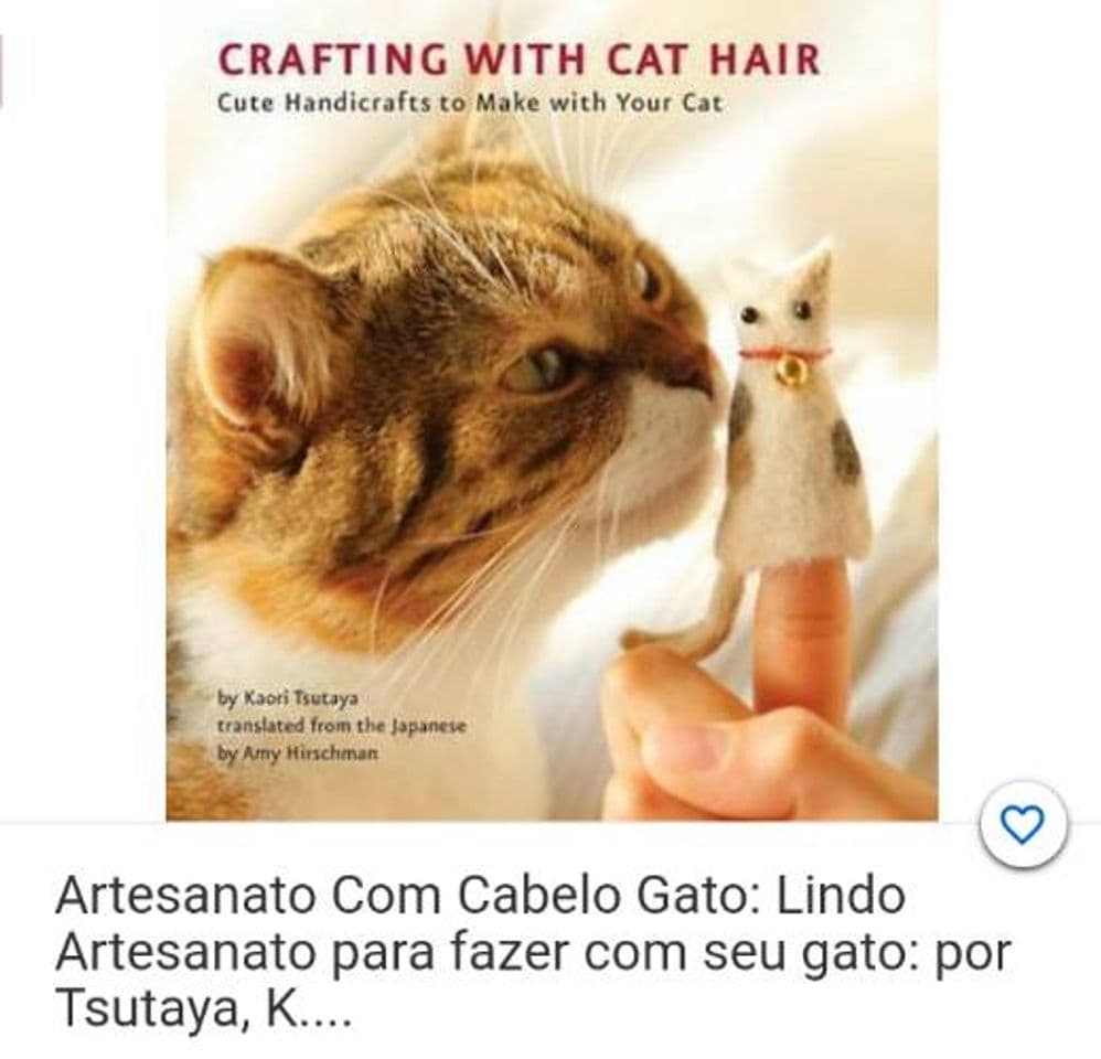 Fashion Livro artesanato com pelo de gato