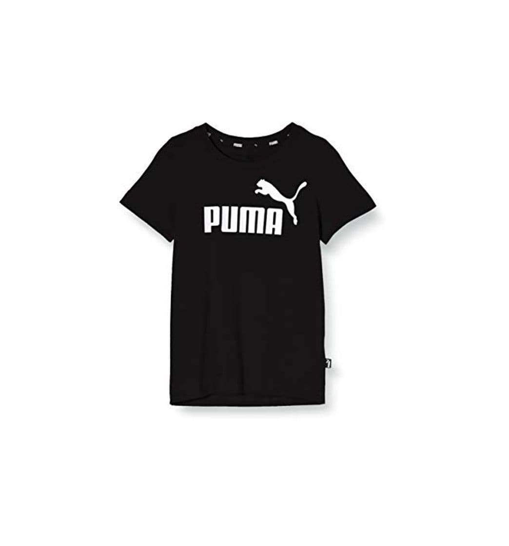 Fitness PUMA Essentials LG Jr Camiseta de Manga Corta, Niños, Negro