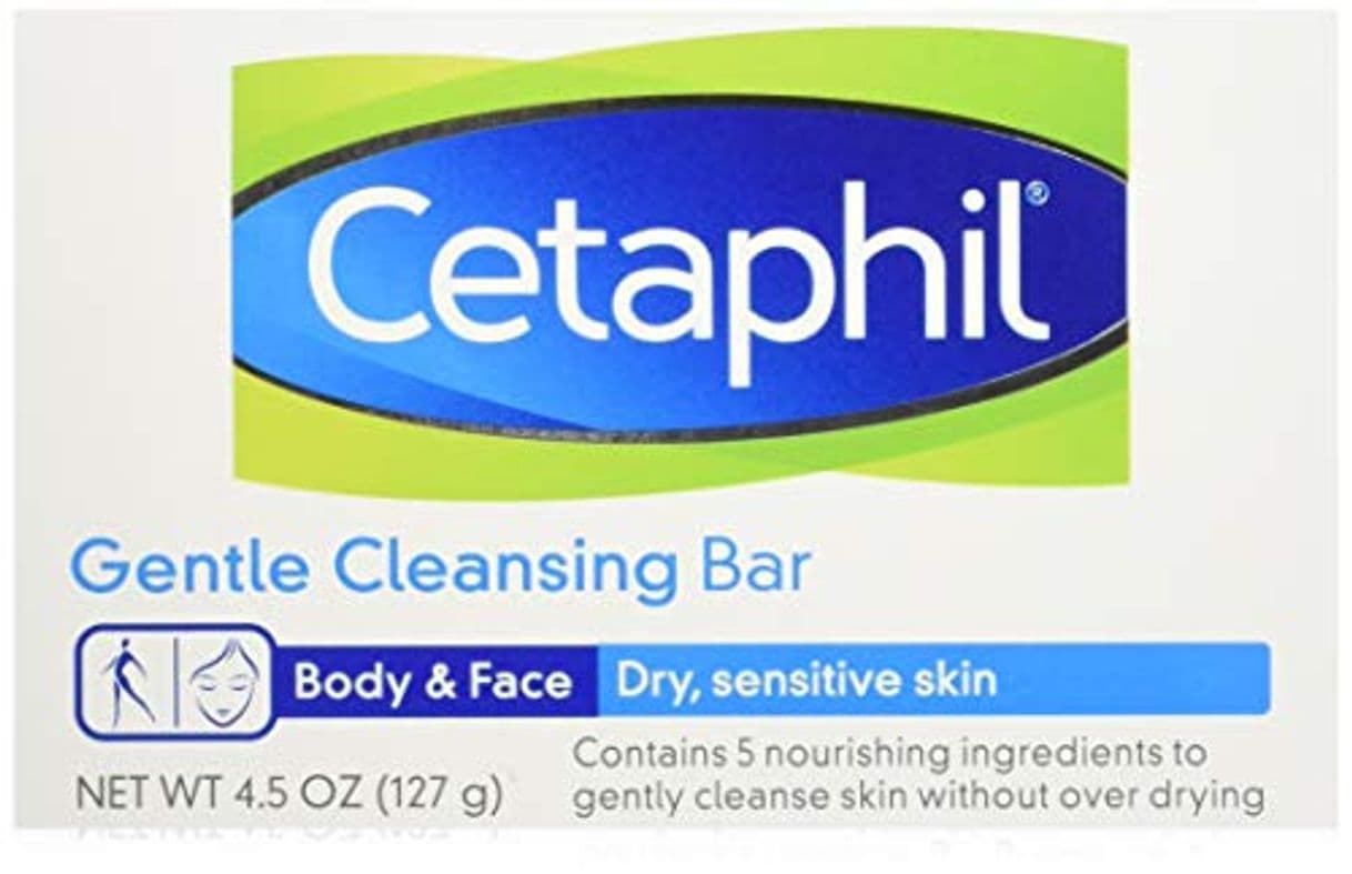 Product Cetaphil - Barra de limpieza suave para piel seca y sensible –