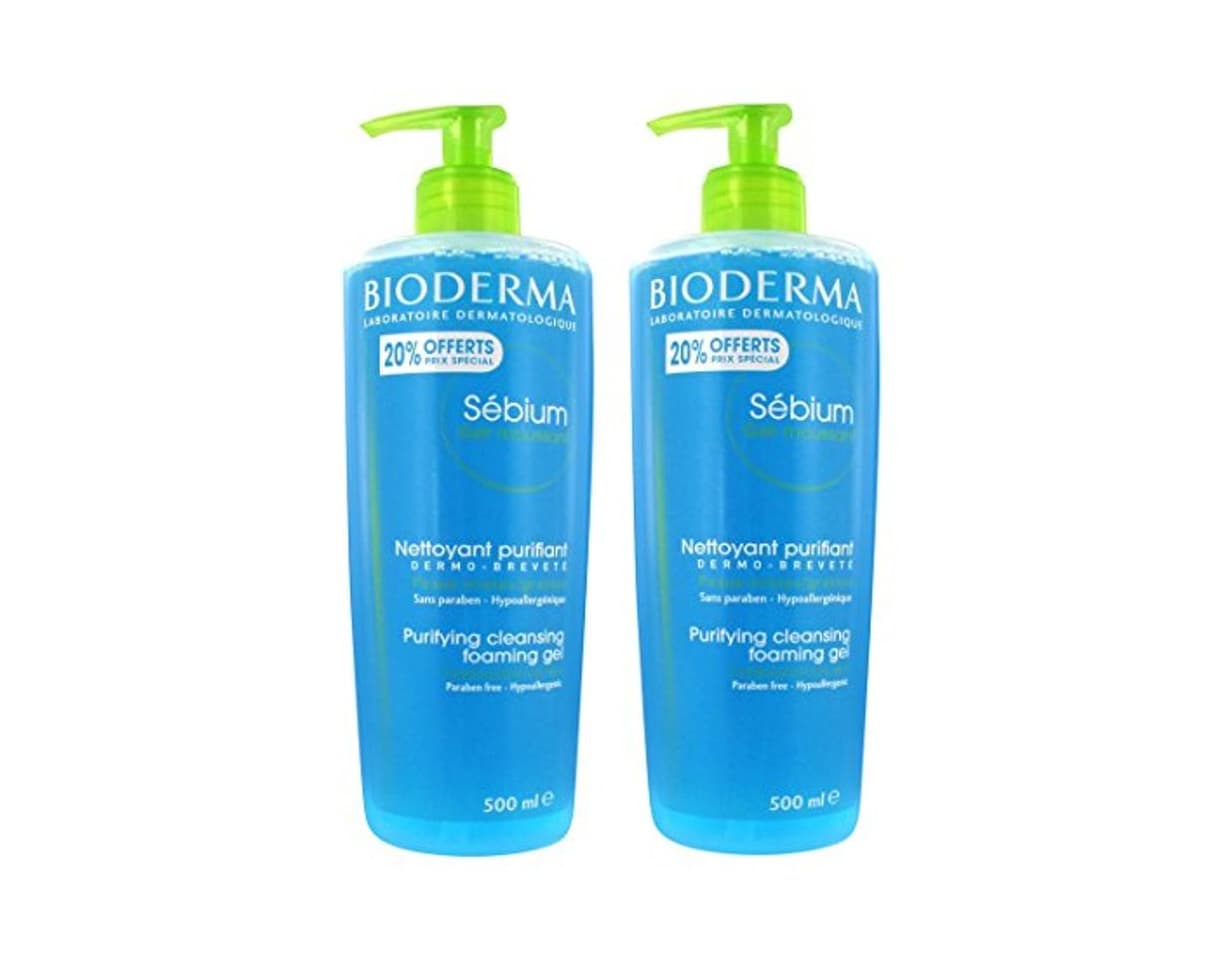 Product Bioderma Sebium Purificante Gel Espuma Combinación o piel grasa 2X 500ml