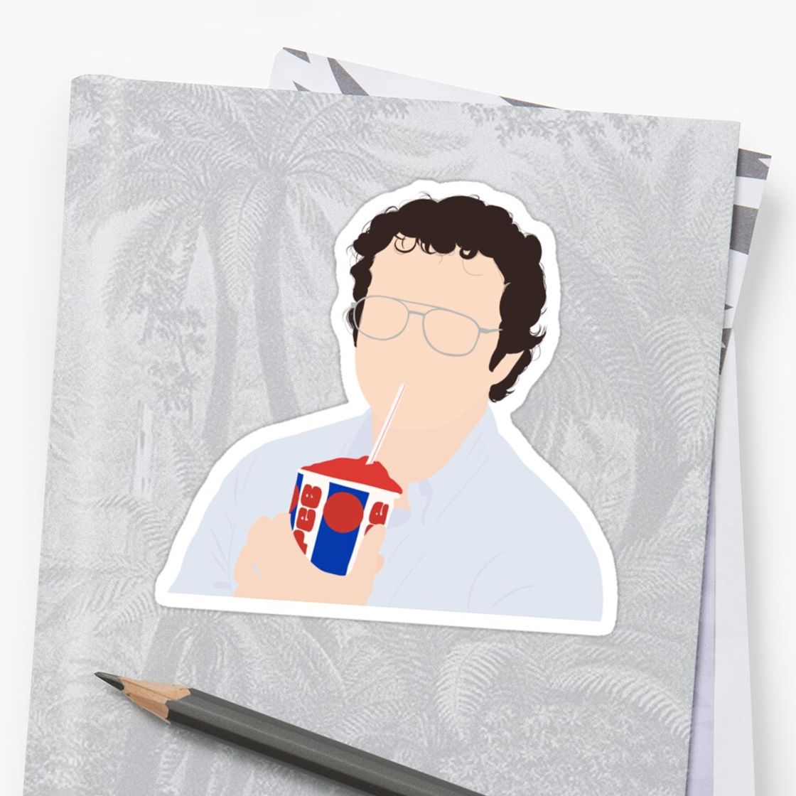 Fashion "Alexei" Sticker by ThurayaZ | Redbubble