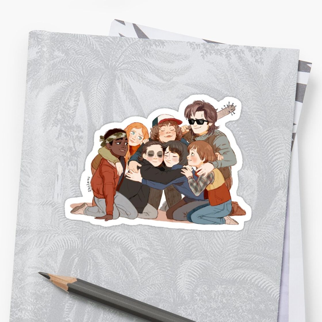 Fashion "big hug" Sticker by sbilemi | Redbubble