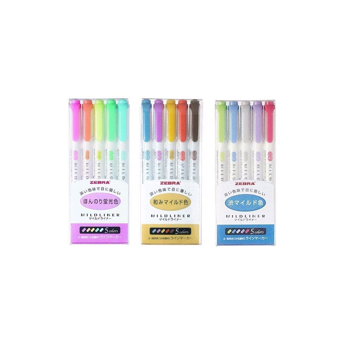 Producto 15 marcadores Zebra Mildliner