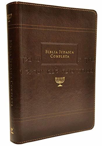 Libro BIBLIA JUDAICA COMPLETA MEDIA LUXO MARROM