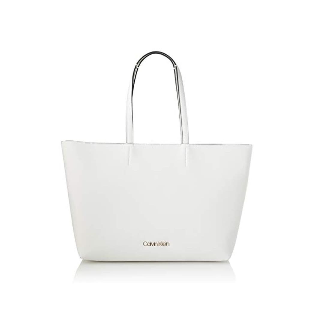 Producto Calvin Klein - Ck Must Shopper Md Cav, Bolsos totes Mujer, Blanco