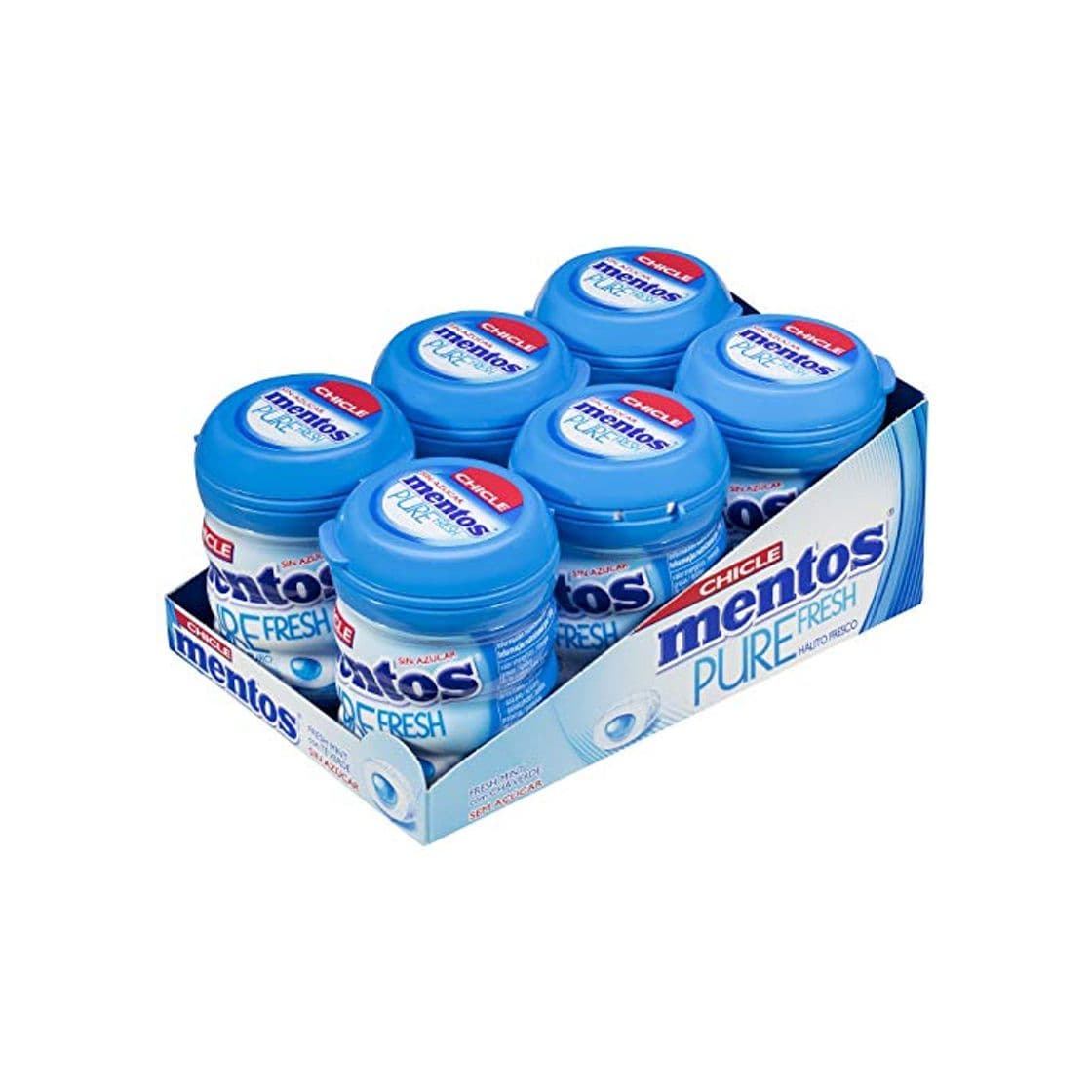 Producto Mentos Chicle Sin Azúcar Pure Fresh Bote con Sabor a Menta