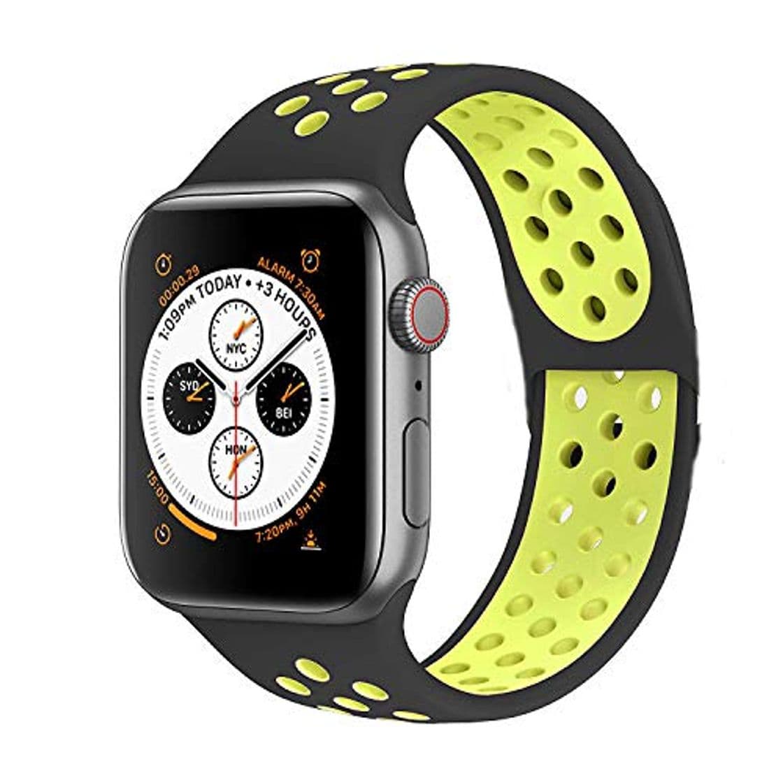 Product VIKATech Compatible con Apple Watch Correa 44mm 42mm, Correa Deportiva Reemplazo clásico