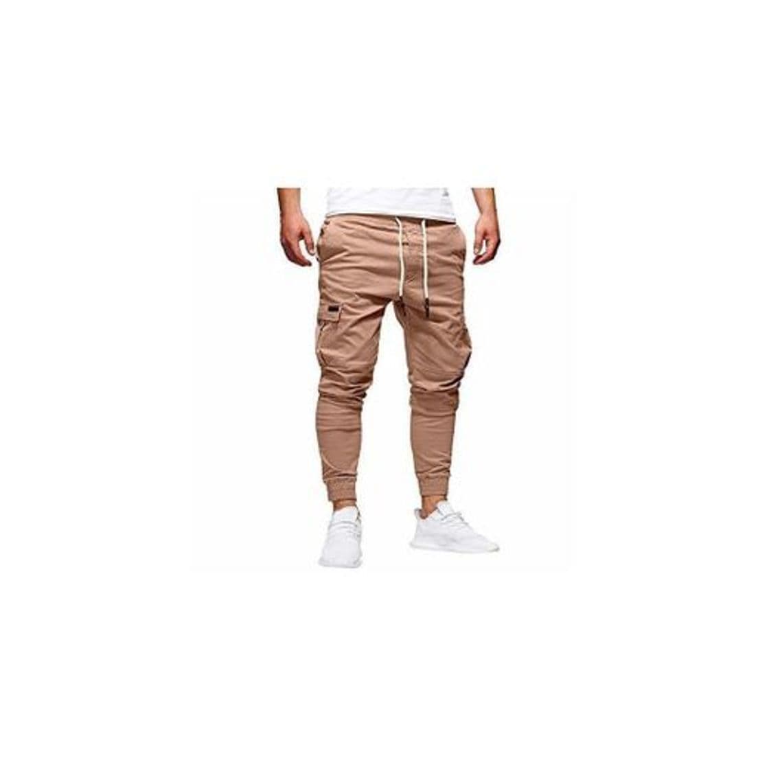 Moda STRIR Pantalones de Hombre Casuales Deporte Joggers Pants Algodón Slim Fit Jeans